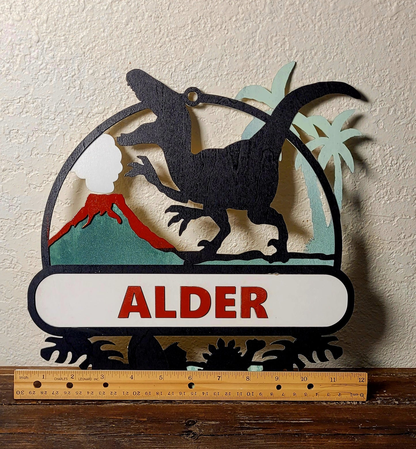 Nursery Name Plaque (Dinosaur)