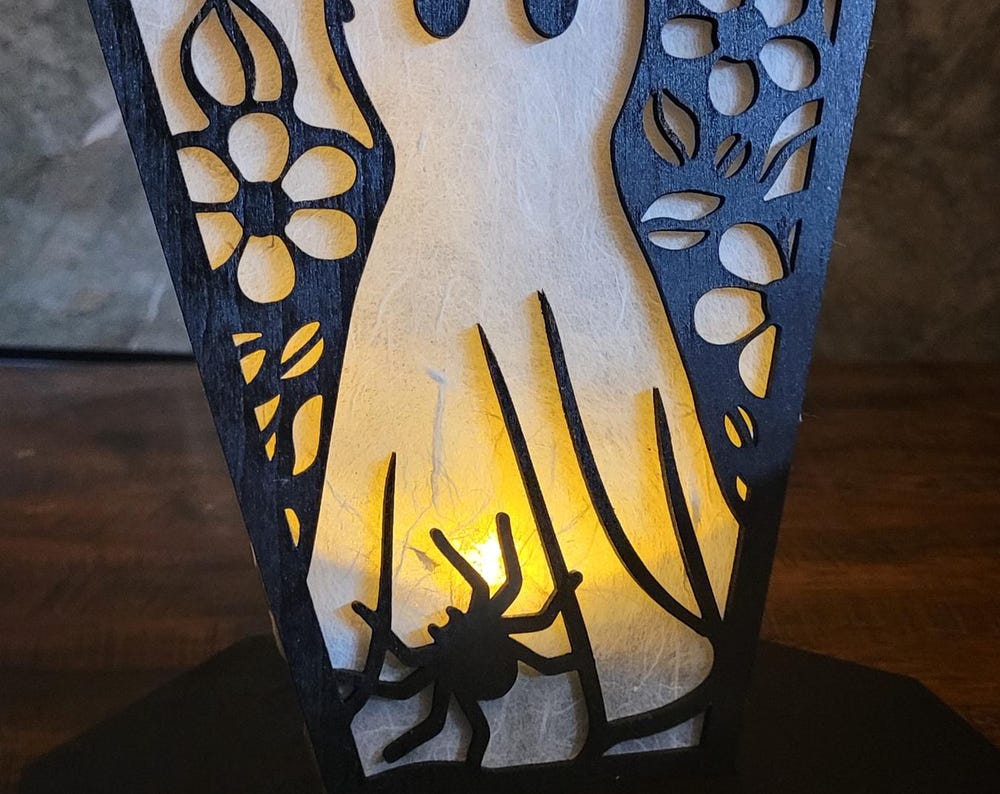 Halloween Tea Light Stand Ghost.