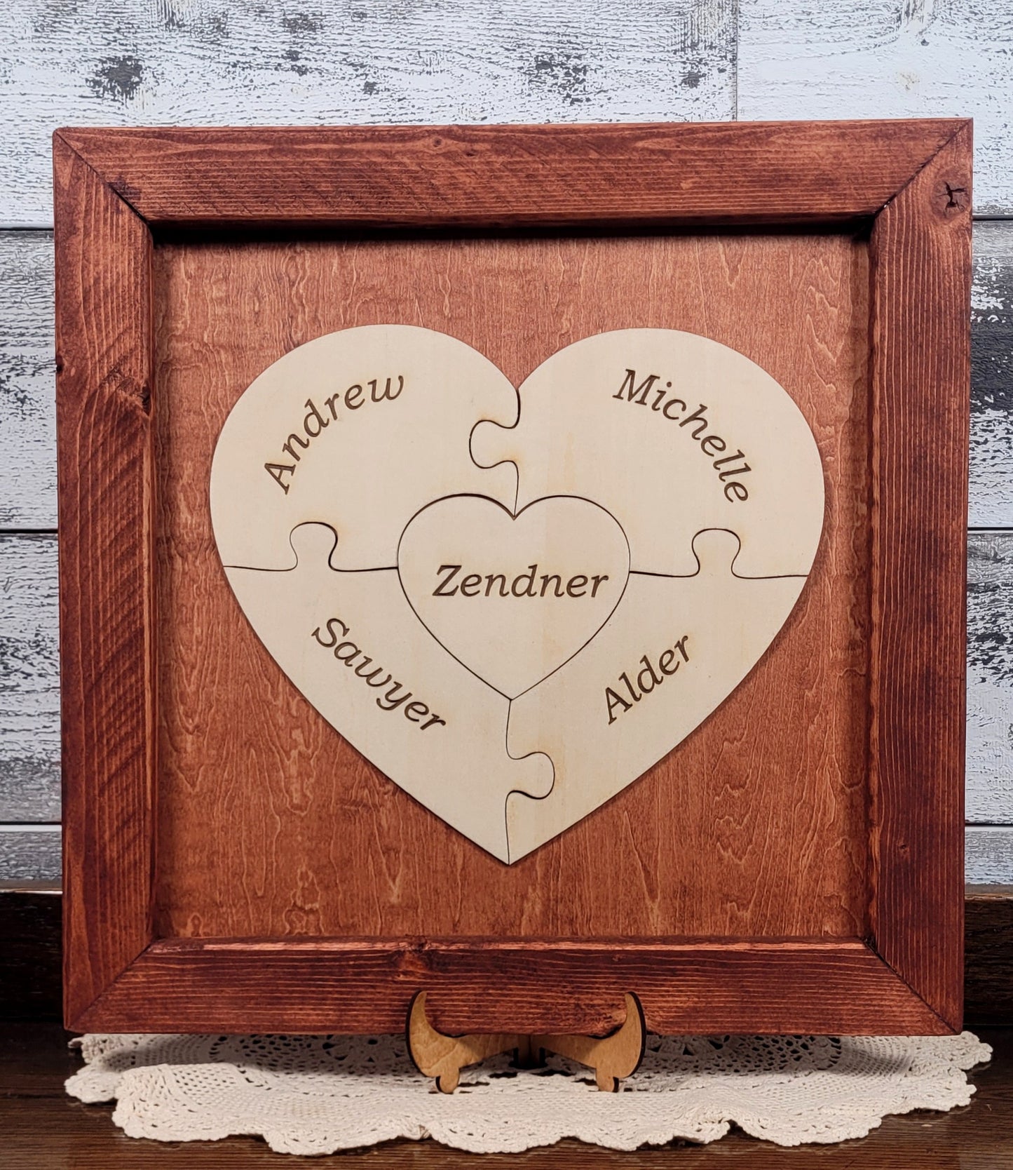 Family Name Puzzle (5 Piece)